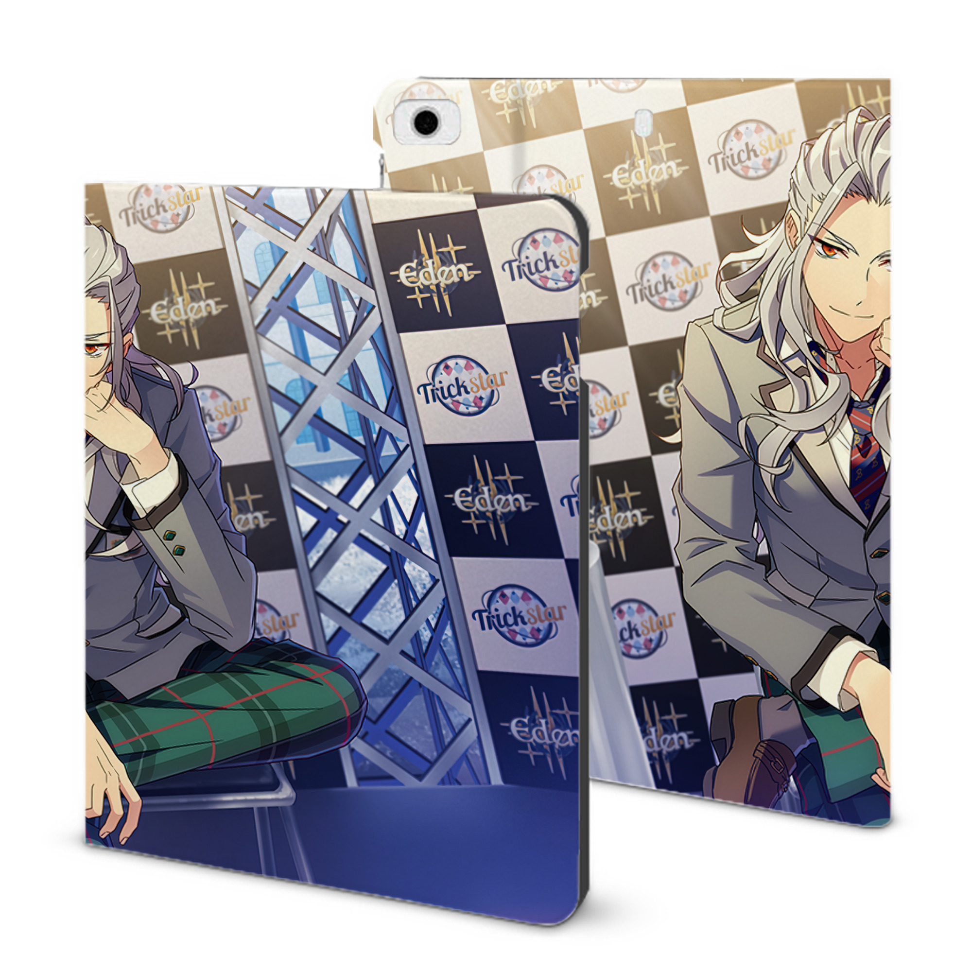 （画像用） あんさんぶるスターズ! Ensemble Stars IPad ケース ブック型 PUレザー TPU 耐衝撃 軽量 薄型 ペン収納なし 全面保護 IPad 各モデル対応